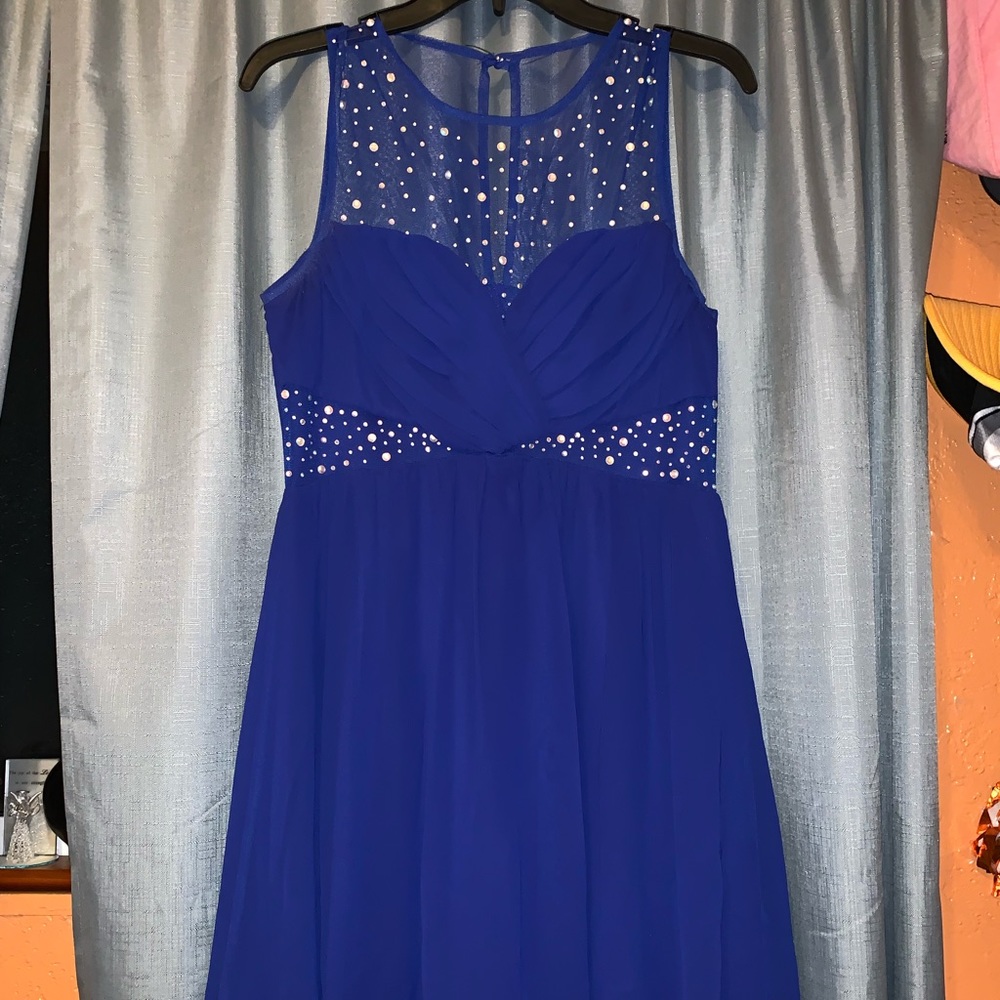 Royal Blue Homecoming Dress